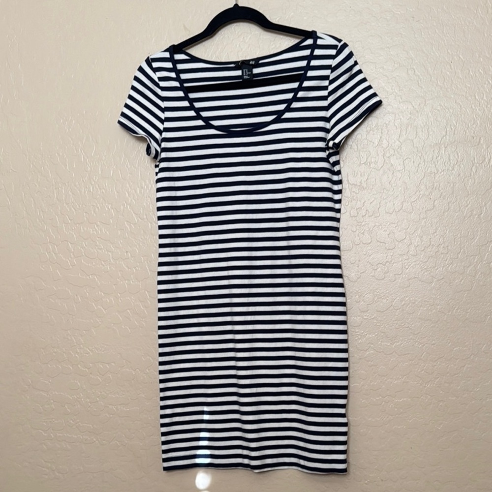 Striped Black and White Women's Top